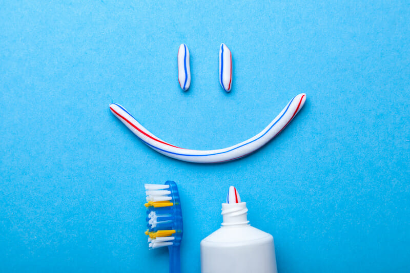 toothpaste smile