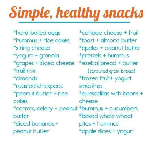 simple healthy snacks