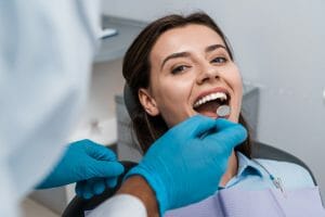 happy dental patient